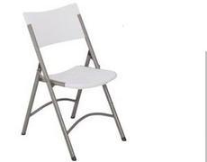 007 Chair, Heavy White Folding