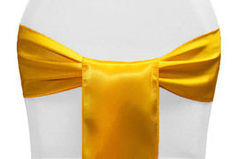 Silk Sashes Yellow