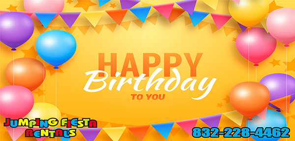 Happy Birthday Balloon 2 Banner-Large95.5