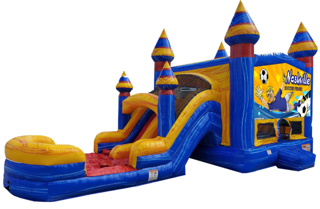 Soccer water slide rentals Nashville | Jumping Hearts Party Rentals