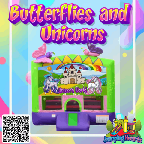 Unicorn Bounce House Rental Nashville Tn jumping hearts party rentals