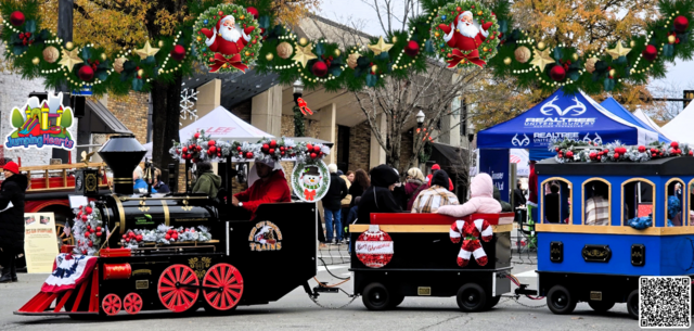 Christmas Trackless Train Rentals Nashville