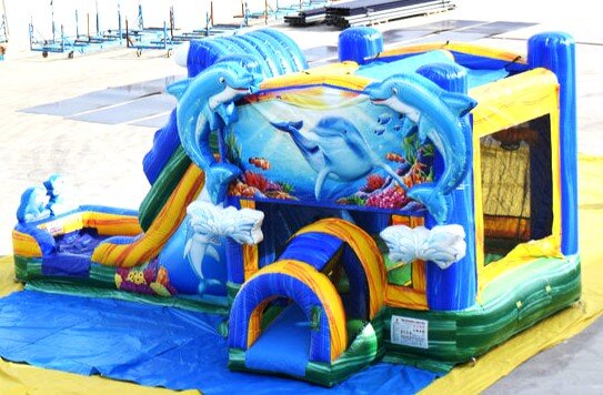 Best Dolphin bounce house rental Nashville | Jumping Hearts Party Rentals
