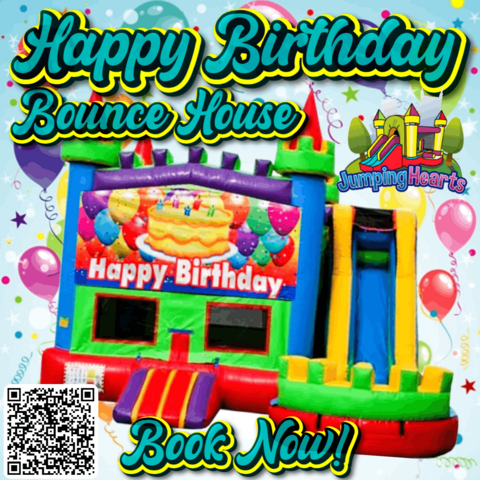 Happy Birthday Bounce House Nashville | Jumping Hearts Party Rentals