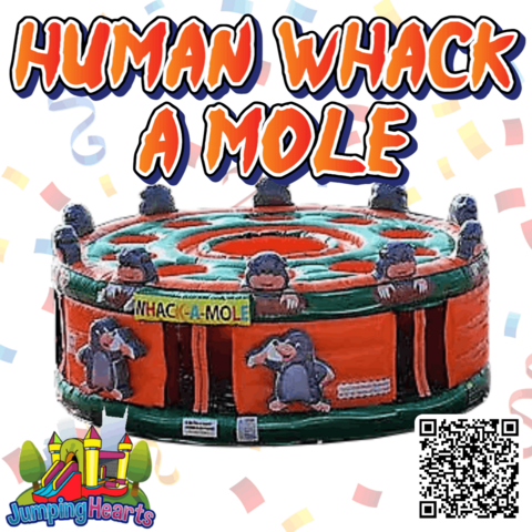 Human Wack a Mole rentals Nashville TN jumping hearts party rentals