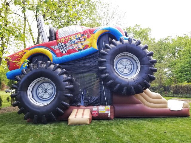 Monster Truck Bounce House Rentals Nashville | Jumping Hearts Party Rentals