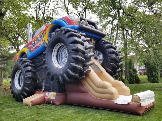 Best Nashville Monster Truck Bounce House Rental | Jumping Hearts Party Rentals