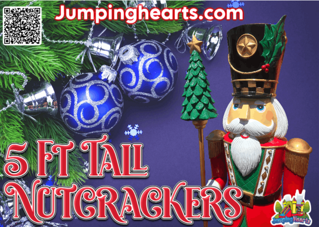 Nutcracker Rental Nashville | Jumping Hearts Party rentals Nashville