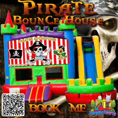 pirate combo bounce house rental Nashville TN | Jumping Hearts Party Rentals
