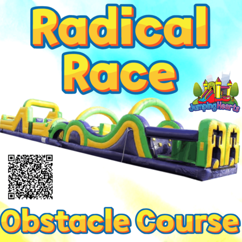 obstacle course rental Nashville TN jumping hearts party rentals
