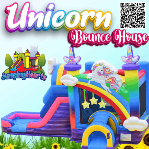 Unicorn water slide rentals Nashville | Jumping Hearts Party Rentals 