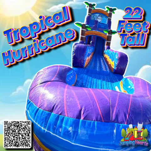 Tallest Water Slide in Nashville | Jumping Hearts Party Rentals Nashville