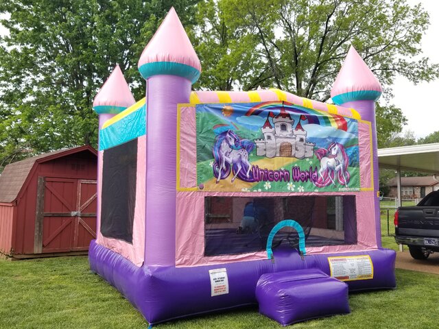 Unicorn bounce House Rental Nashville | Jumping Hearts Party Rentals
