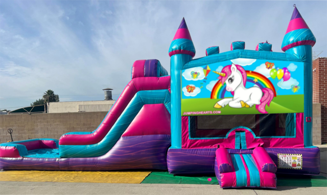 unicorn bounce house Nashville | Jumping Hearts Party rentals