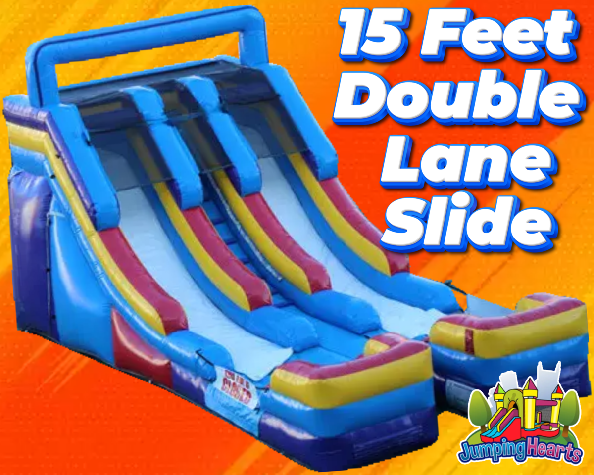 Double Lane slide rental Nashville | Jumping Hearts Party Rentals Nashville
