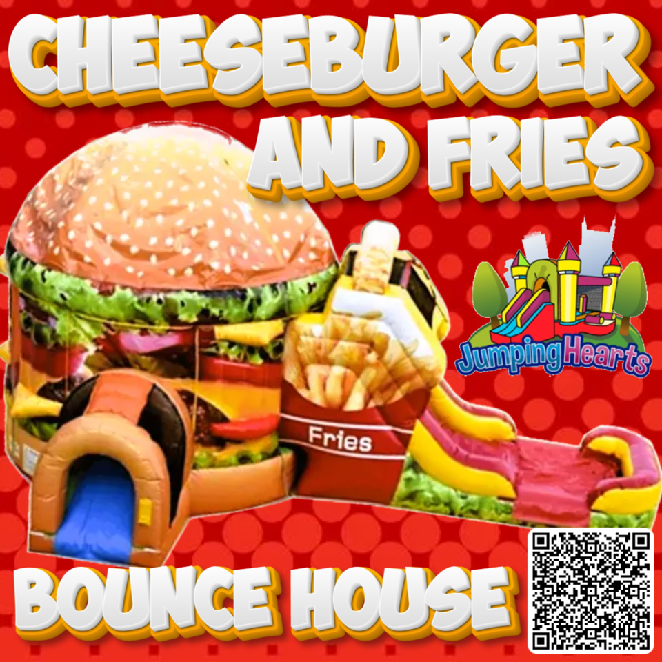 Hamburger bounce house rental La Vergne