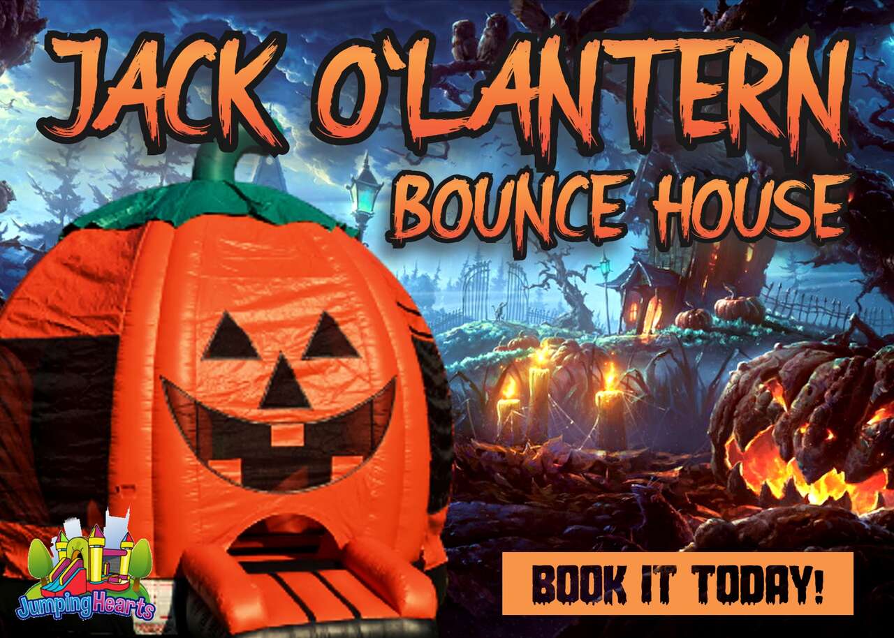 Halloween Pumpkin Bounce House Rental Murfreesboro