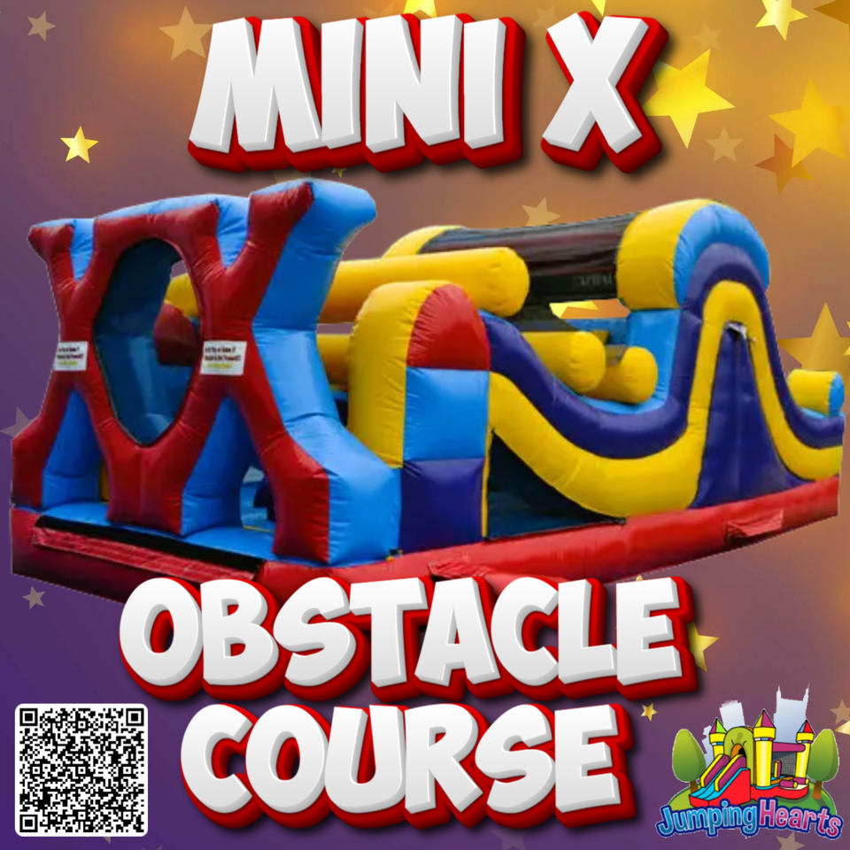 Obstacle course rental for small yards Franklin