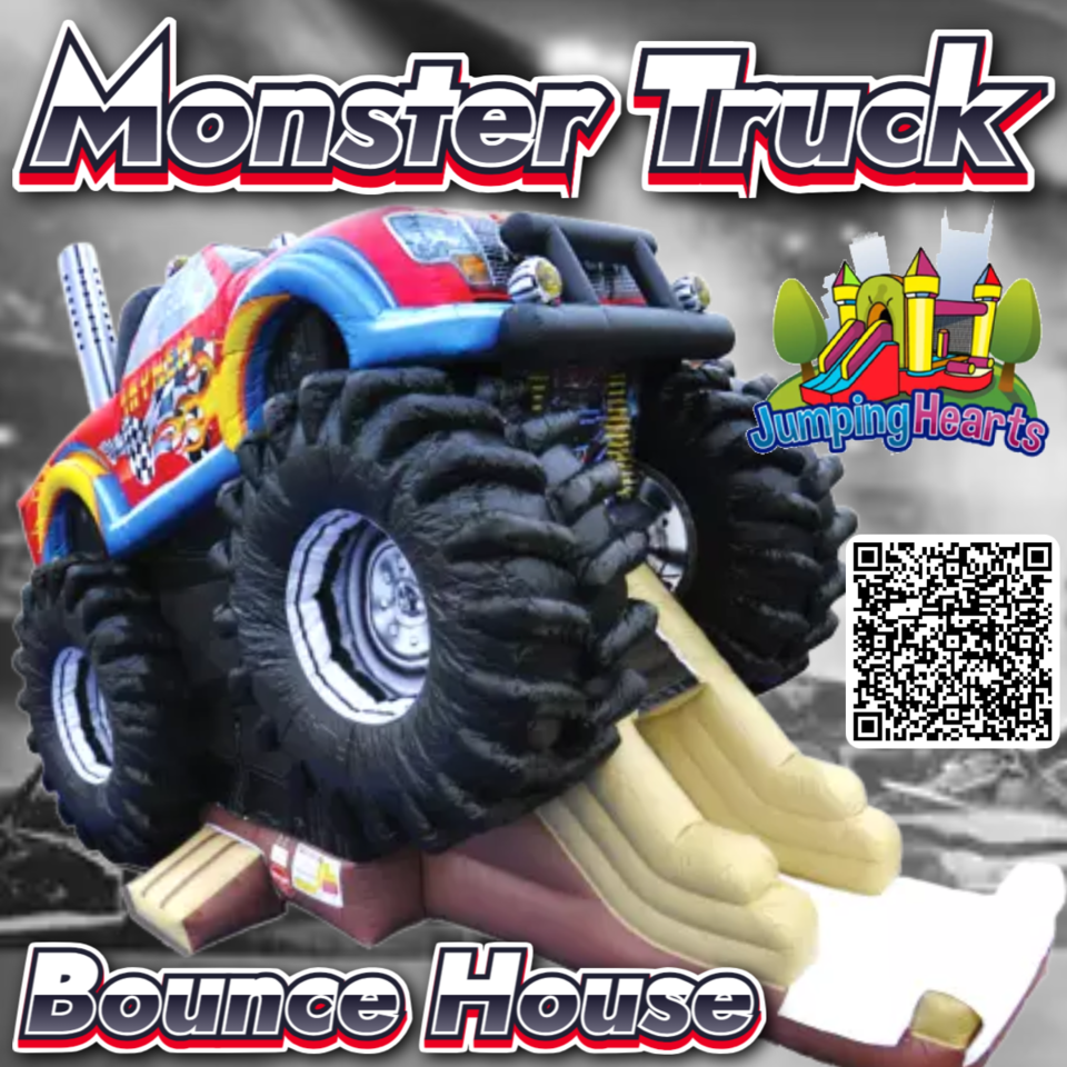 Moster truck Bounce House Rental Nashville | Jumping Hearts Party Rentals Nashville