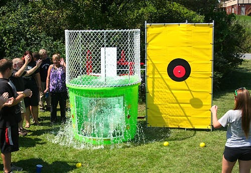 Nashville dunk tank rentals jumping hearts party rentals Nashville