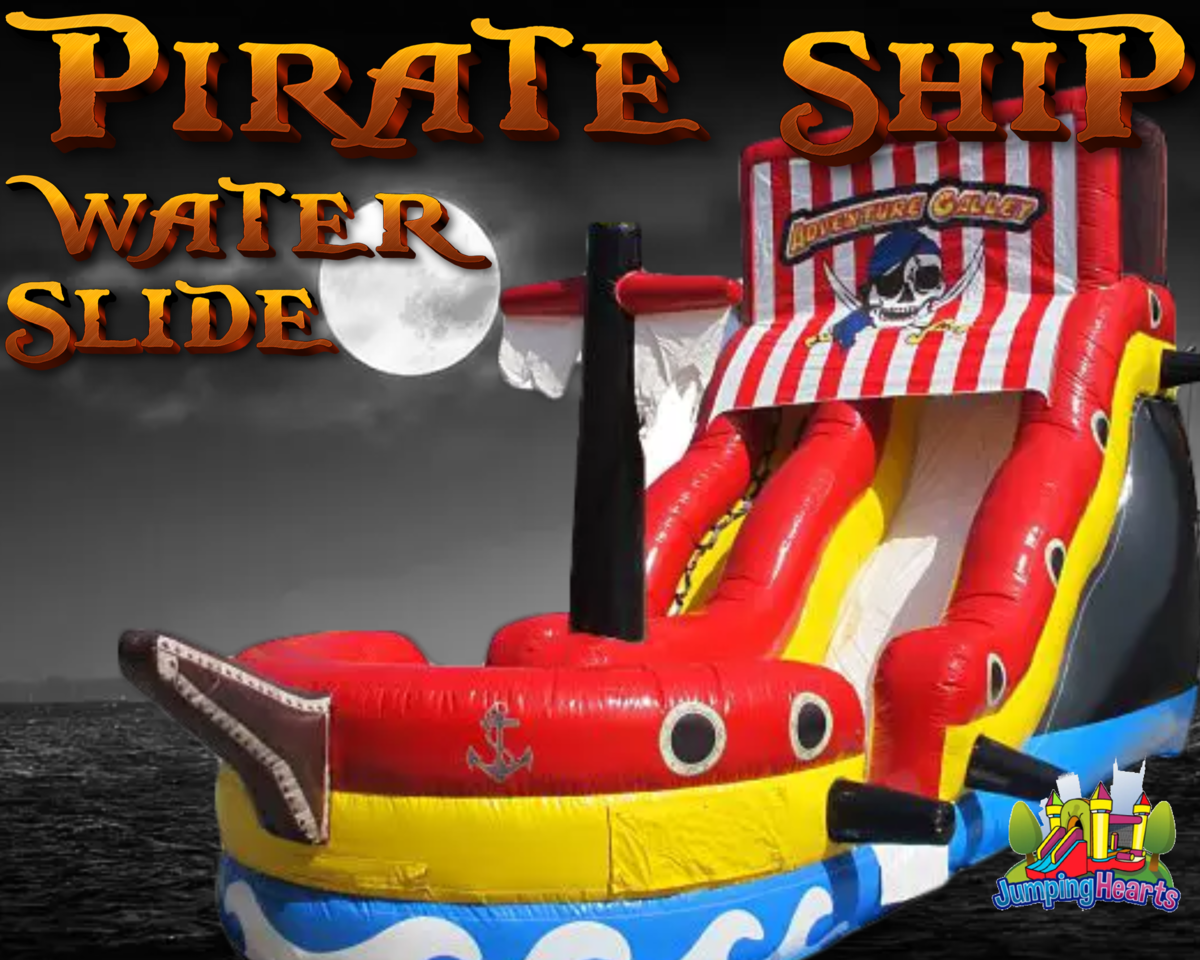 Pirate water slide rental Nashville  | Jumping Hearts Party Rentals Nashville