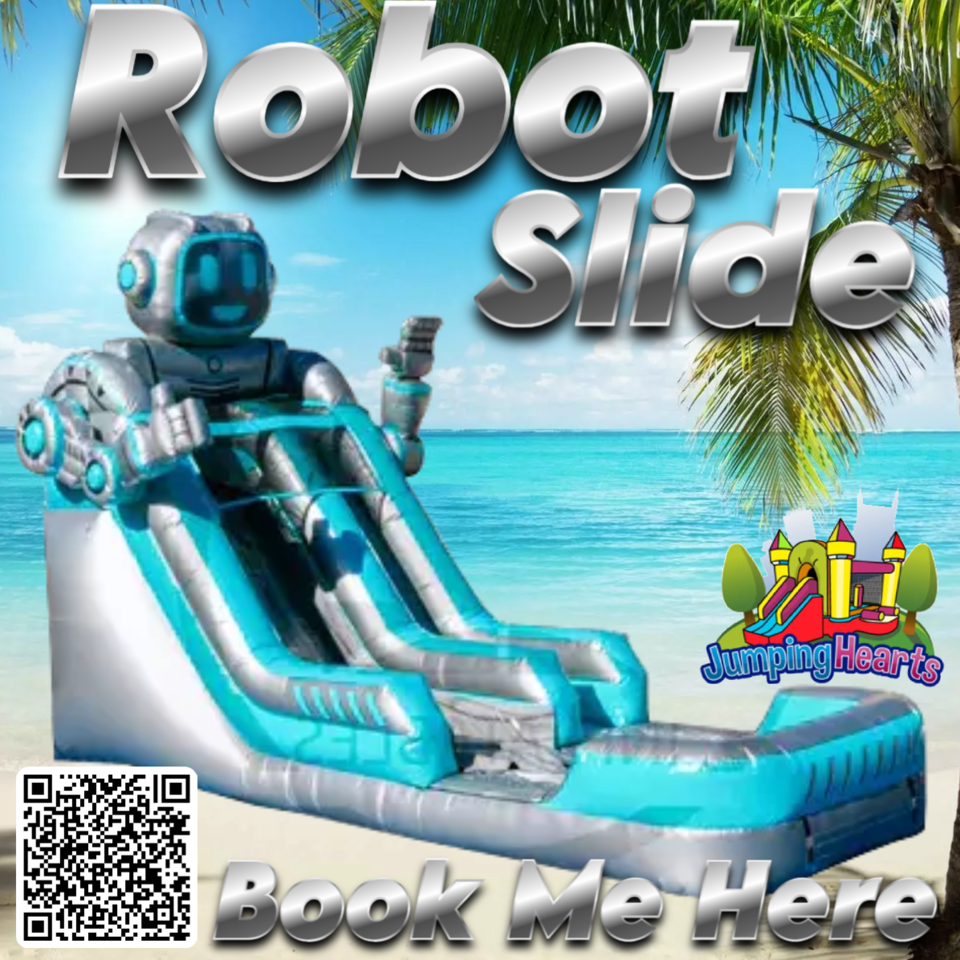 Robot Inflatable slide rentals La Vergne