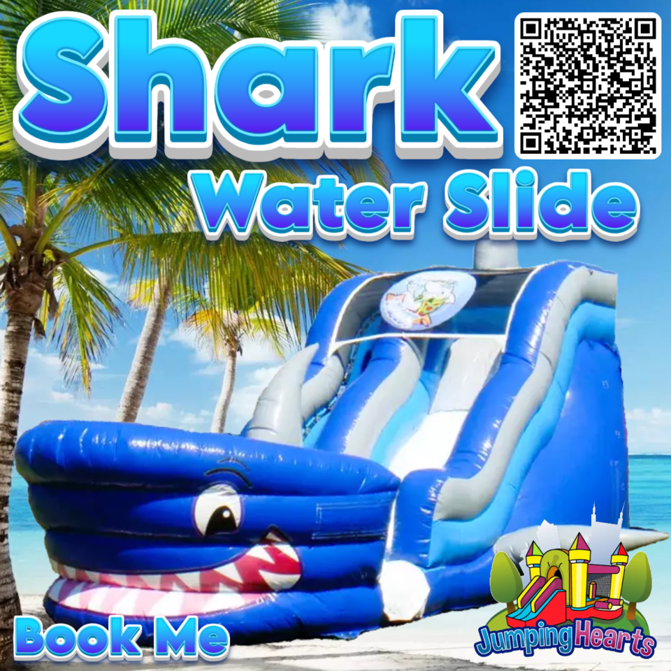 Shark water slide rental La Vergne