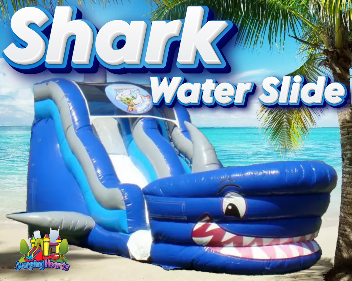 Shark Water Slide Rentals Nashville Jumping Hearts Party Rentals Nashville