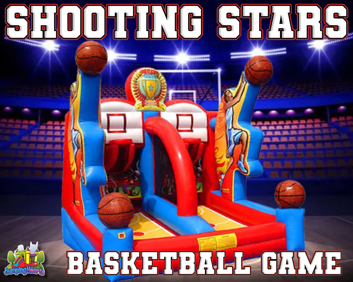 Shooting Stars Basketball Game Rental Nashville | Jumping Hearts Party rentals Nashville
