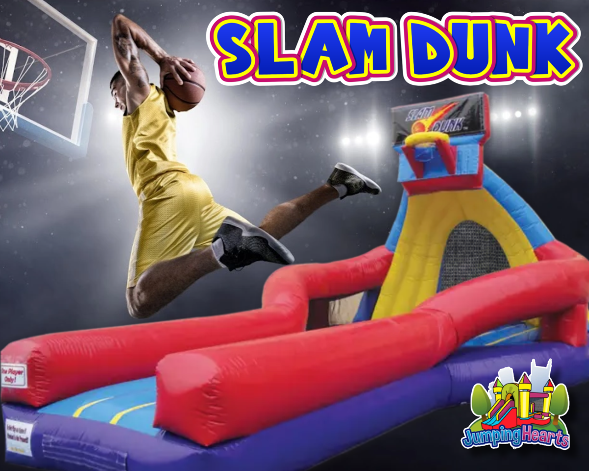 Slam Dunk Basketball Game Rental Nashville | Jumping Hearts Party Rentals Nashville