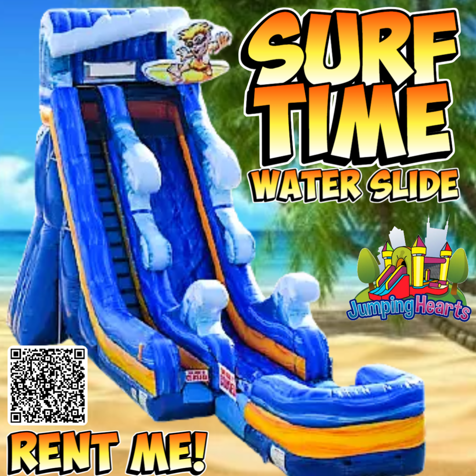Tallest Water Slide Rental in Nashville | Jumping Hearts Party Rentals Nashville