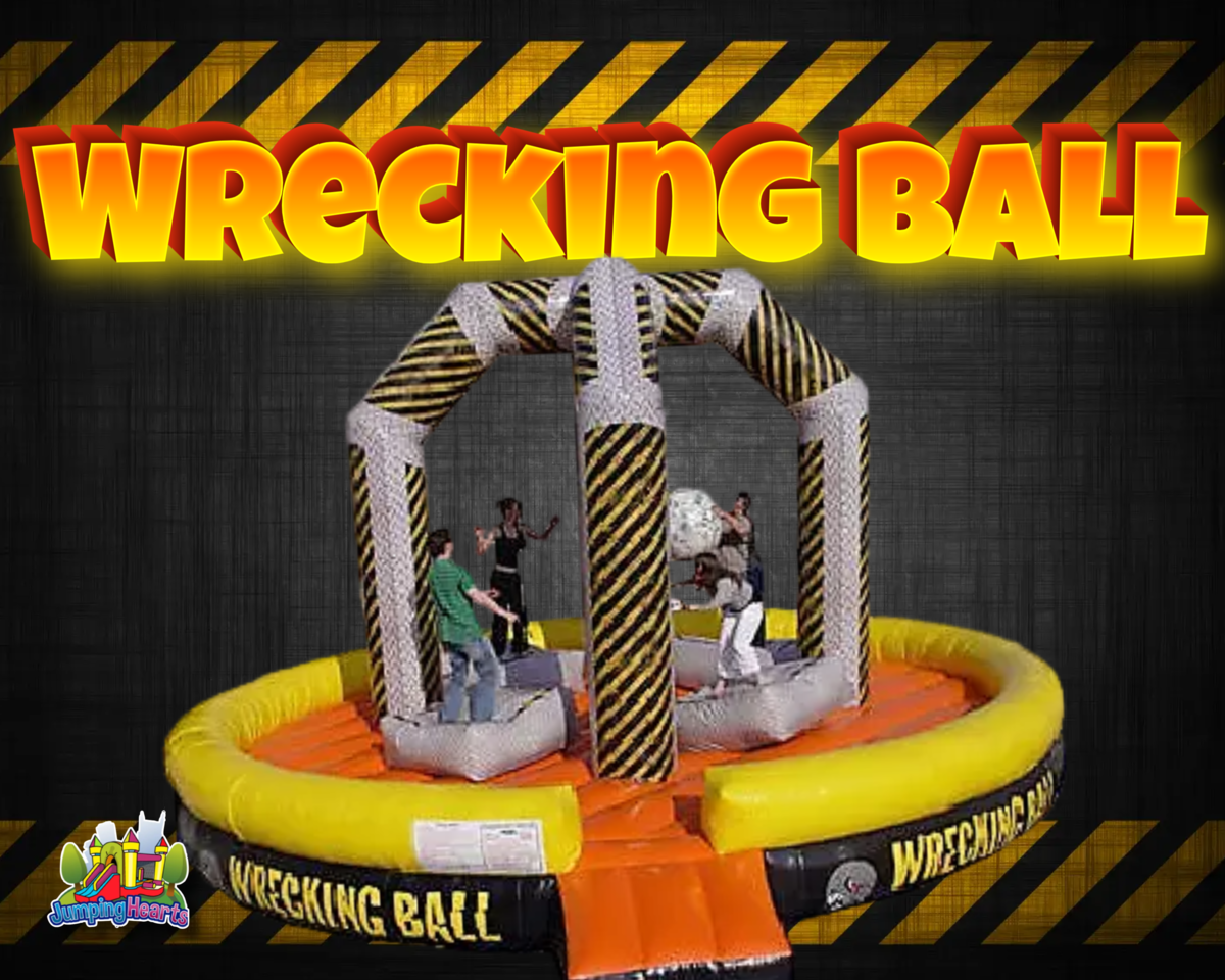 Inflatable Wrecking Ball Rental Nashville | Jumping Hearts Party Rentals Nashville