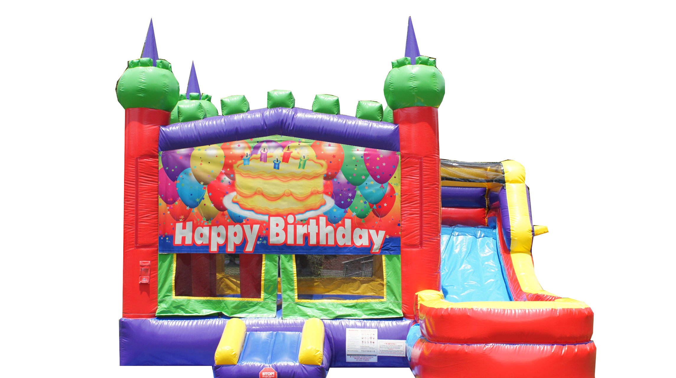 Happy birthday combo bounce house rentals Murfreesboro