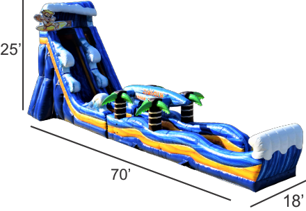 25ft Californian Wave Water Slide