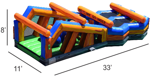 33ft Mega Zigzag Obstacle Course
