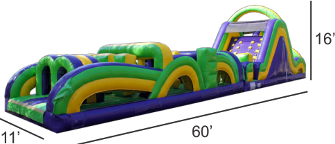 60ft Fun Run Obstacle course