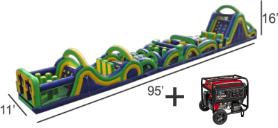 95ft Ultimate Sprint Obstacle Course