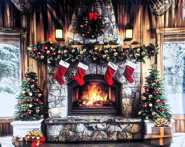 Christmas Backdrop 1