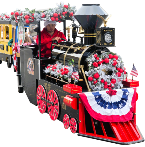 Christmas Trackless Train