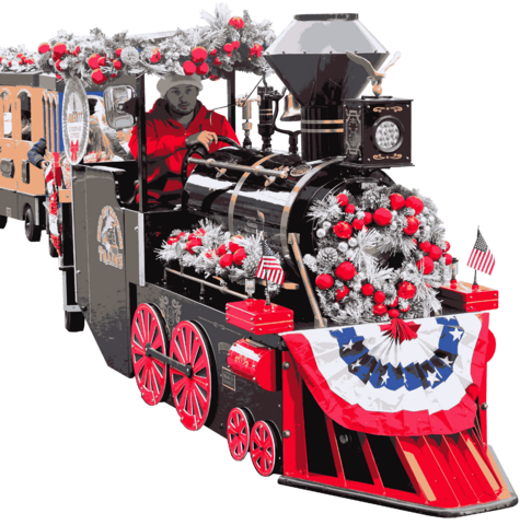 Christmas Trackless Train