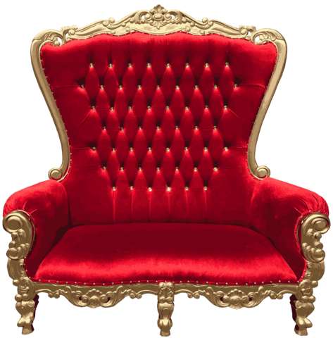 Classic Red Double Throne