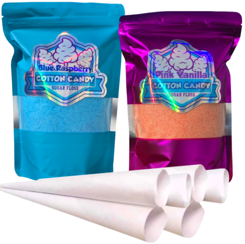 Pink and Blue Sugar Floss