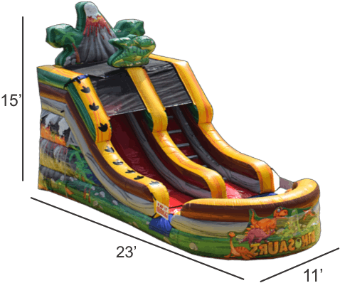 15ft Jurassic Dinosaur Slide