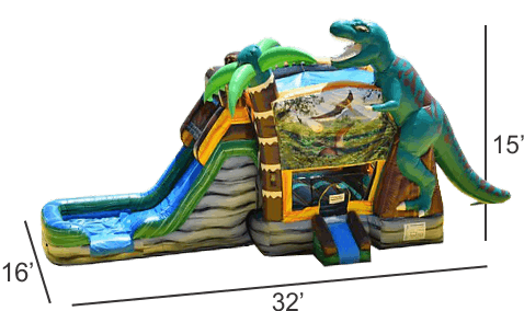 Jurassic Dinosaur Combo-Wet