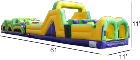 61ft Magical Rush Obstacle Course