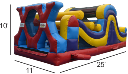25ft Mini X Obstacle Course 