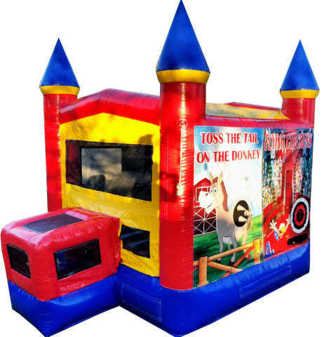 Bounce House and 2-Game Bundle