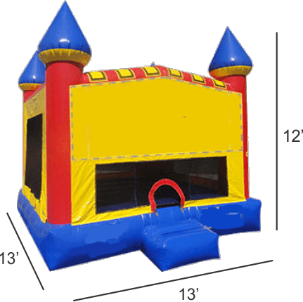 Rainbow Bounce Castle