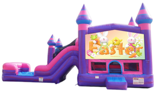 Easter Bunny Bounce House Combo