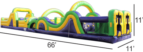 66ft Radical Race Obstacle Course